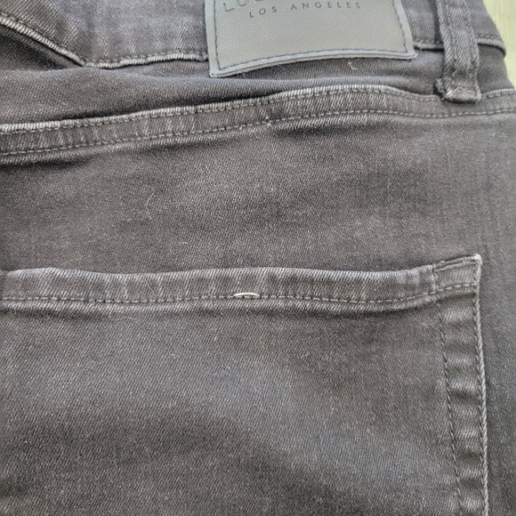 Lucky Brand Black Jeans 410 Athletic Straight Fit Men's Sz 38x30 Denim Dark Flex - Picture 11 of 12